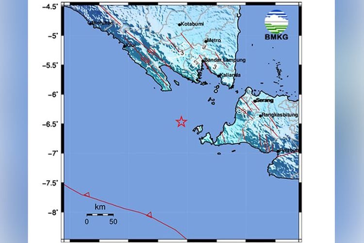 Gempa M5.4 Guncang Selat Sunda Hari Ini! Berikut Informasi BMKG