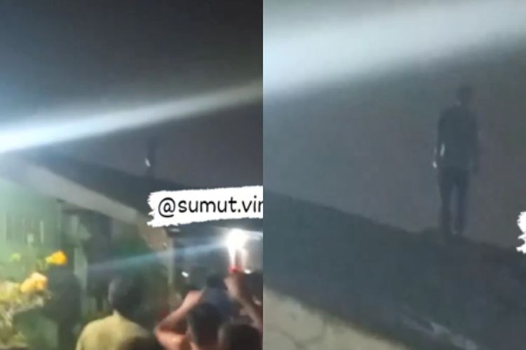 Viral Pelaku Pembacokan Kabur ke Atap Rumah, 'Happy Birthday to You' Menggema Begitu Berhasil Diturunkan