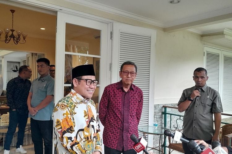 Sambangi Rumah Eks Wapres Boediono, Cak Imin Mengaku Tak Dapat Wejangan Politik