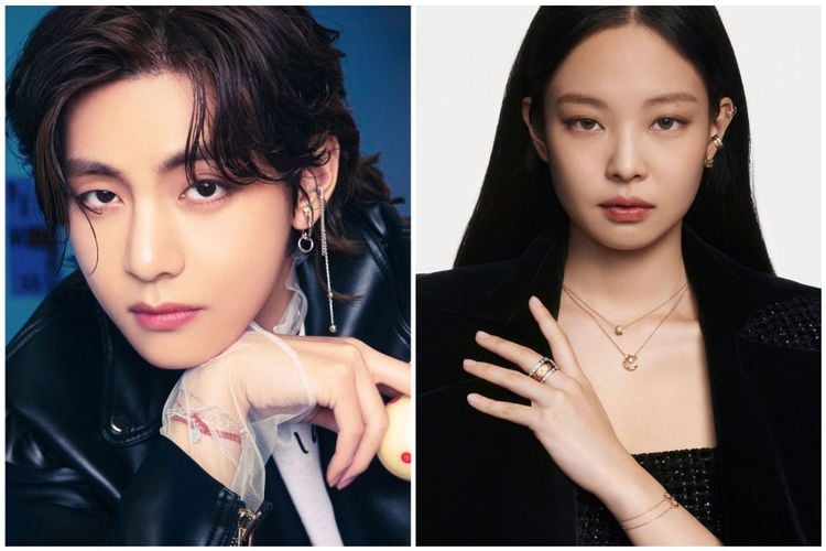 Kepergok Gandengan Tangan di Paris, Kim Taehyung Alias V BTS dan Jennie