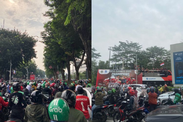 Arak-arakan Timnas U22 yang Digelar saat Jam Masuk Kerja Tuai Hujatan, Netizen: Mbok Logikanya Dipakai