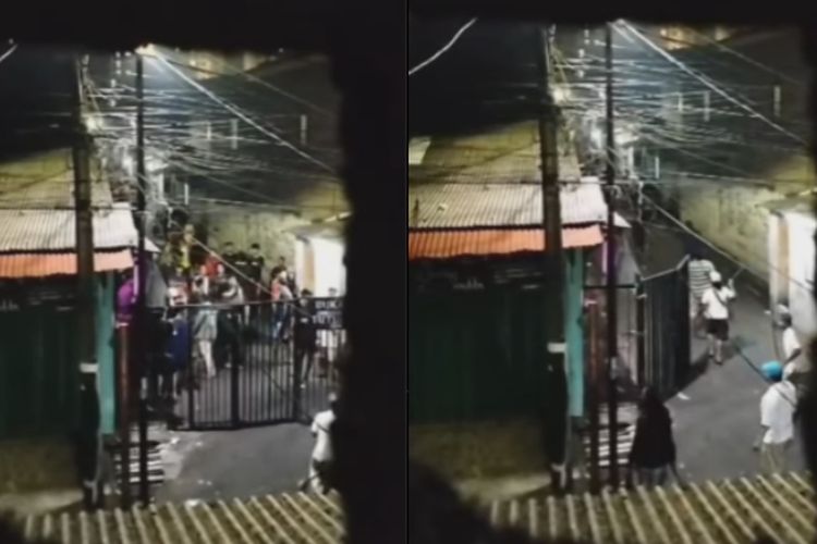 Detik-detik Tawuran Antarwarga di Kelurahan Cipinang Besar, Polisi Amankan Bom Molotov dan Mesin Grinda