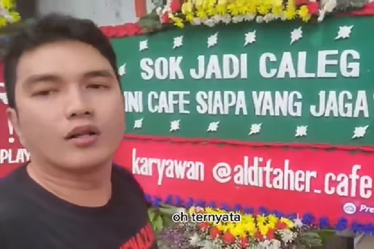 Kumpulan Quotes Nyentrik untuk Aldi Taher, Dikirim Simpatisan Lewat Karangan Bunga