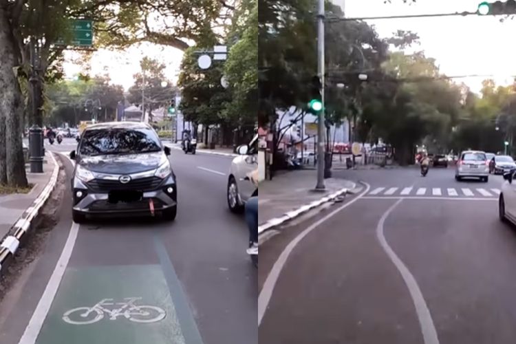 Viral Warga Keluhkan Mobil Pelat B Parkir Dekat Perempatan Lampu Merah ...