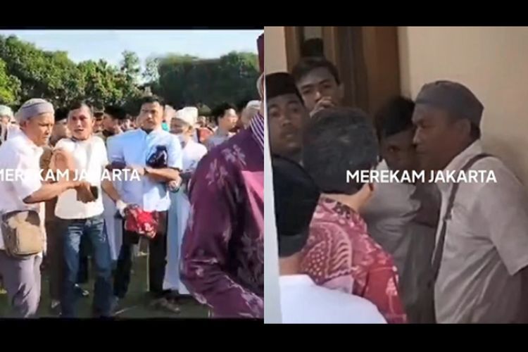 Pura-Pura Sholat Idul Adha Lalu Gasak Tas Warga, Pencuri Digiring Jemaah Masjid Agung Al Azhar Jaksel