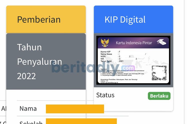 Blt Pip Cair Cek Nik Nisn Ke Sini Siswa Kip Kategori Ini Bisa