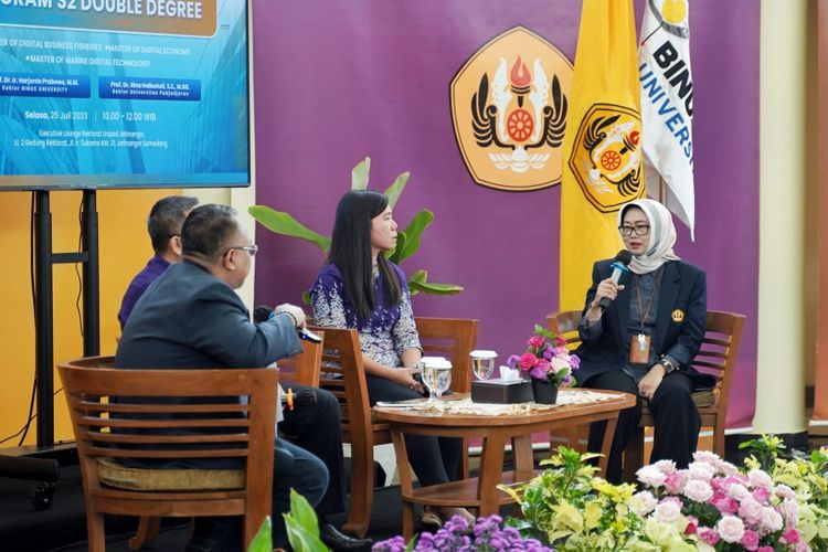 Binus Dan Unpad Berkolaborasi Luncurkan 3 Program S2 Double Degree