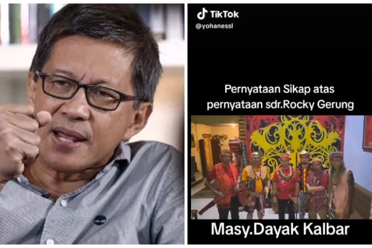 Masyarakat Dayak Kalbar: Rocky Gerung Hina Kalimantan usai Sebut IKN Diperdagangkan