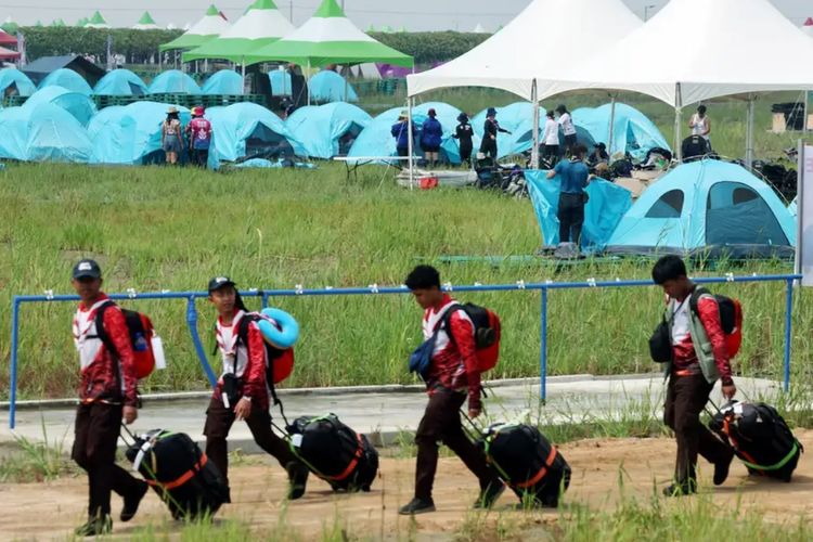 Jambore Dunia di Korea Selatan Kacau, Belum Ada Rencana Pemulangan 1.500 Delegasi Pramuka Indonesia