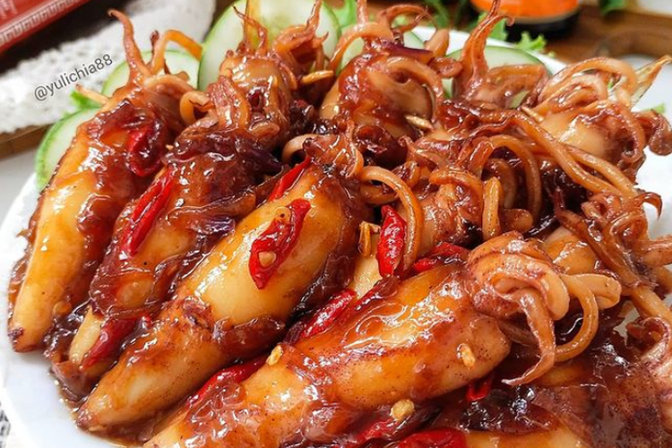 Resep Cumi Asam Manis, Enak dan Gurih - Oke Flores