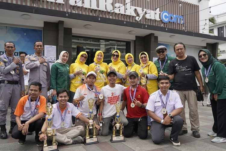 4 Parpol Meriahkan Fun Games di PR, Saling Tukar Pesan Positif Jelang Pemilu 2024