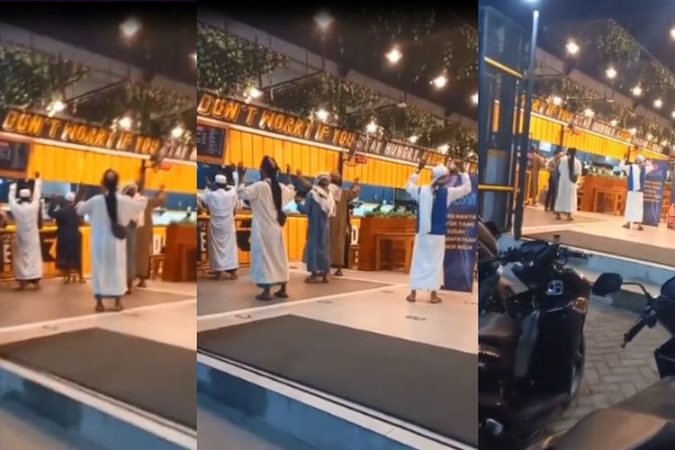 Heboh Video Gerai Mi Gacoan 'Dirukiah' Sekelompok Pria Bergamis di Madura