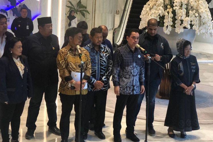 Syahrul Yasin Limpo Sambangi NasDem Tower: Kasih Saya Kesempatan untuk Menarik Napas