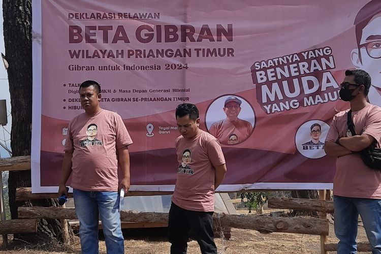 Relawan Beta Gibran Priangan Timur Mendeklarasikan Dukungan Untuk ...