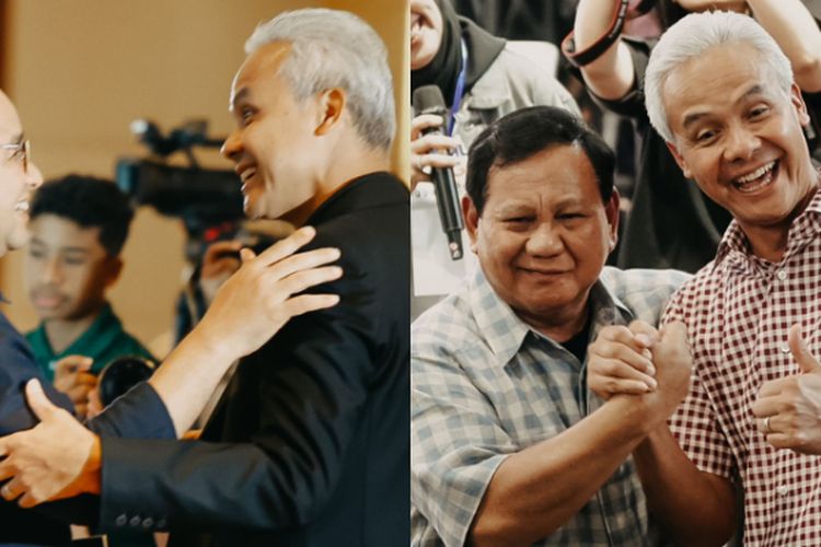 Menilik Kembali Foto yang Diunggah Ganjar Bareng Anies dan Prabowo, Singgung Soal Silaturahmi