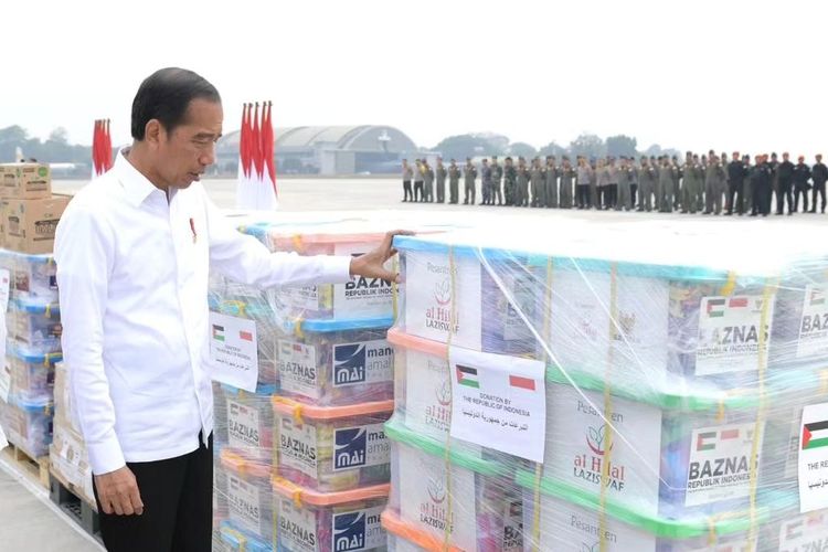 Kirim Bantuan Kemanusiaan Ke Gaza, Presiden Jokowi: Indonesia Tetap ...