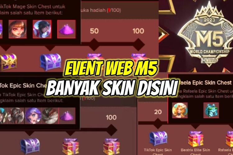 Event Web M5 Mobile Legends Bakal Banyak Box Dan Dapatkan Skin Gratis Gimana Caranya Begini 1709