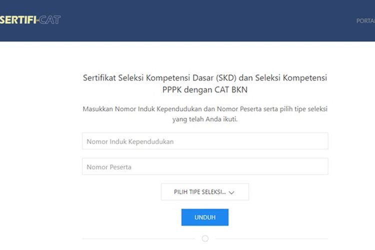 Cara Unduh Sertifikat SKD CPNS 2023 dan Seleksi Kompetensi PPPK