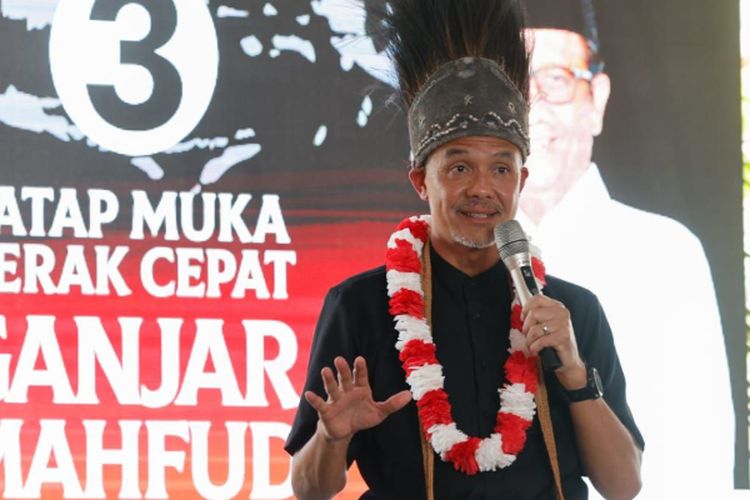 Tekat Ganjar Pranowo untuk Membangun Pedesaan Saat Kampanye ke Merauke
