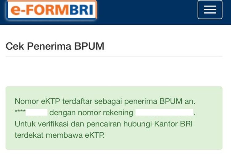 Cek Ktp Nik Masuk Daftar Penerima Ini Dapat Blt Rp Juta Di Tanpa Terdaftar Link Bpum