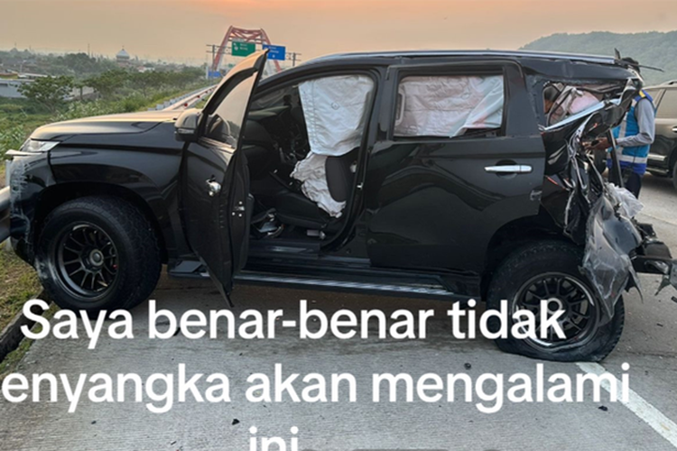 Bus PO Haryanto Tabrak Pajero Di Tol Batang, Korban Curhat Di TikTok