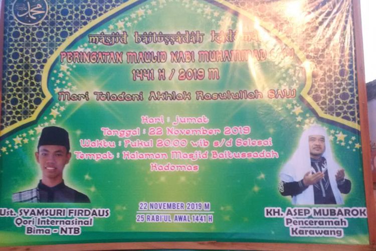 Warga Kadomas Gemakan Maulid Nabi Muhammad Bersama Kh Asep Mubarok Kabar Banten