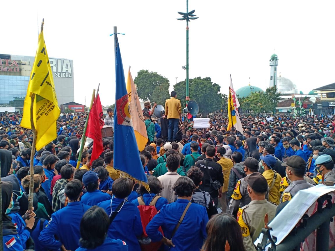 Imbas Aksi Demo Uu Cipta Kerja Kluster Baru Covid 19 Diprediksi Muncul Di Kalangan Mahasiswa Pikiran Rakyat Com