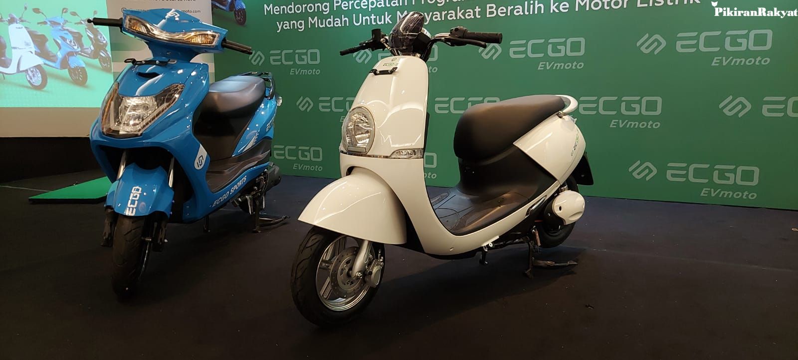 Brand motor listrik asal China,  ECGO EV Moto hadir di pasar Indonesia.