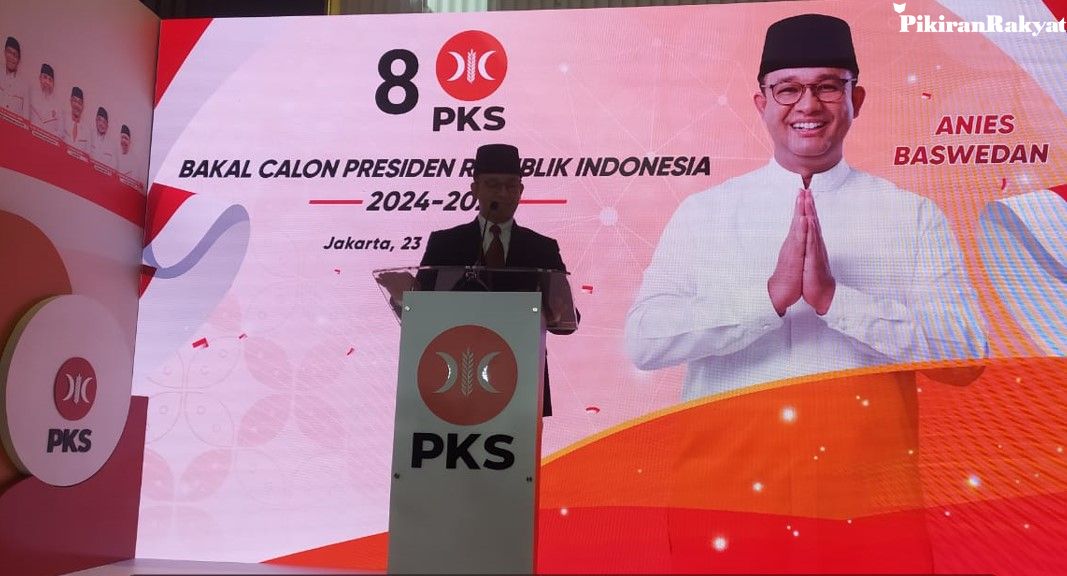 Anies Baswedan jadi Bacapres yang diusung PKS di Pemilu 2024.