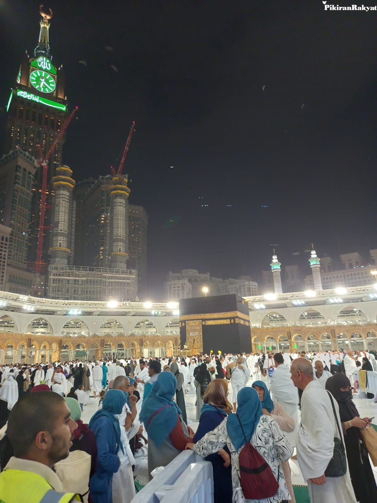 SUASANA di Masjidil Haram, Mekah, beberapa saat setelah waktu Salat Subuh, pada akihr Januari 2023 lalu.*