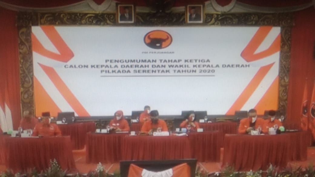 Pdi Perjuangan Resmi Umumkan 75 Nama Pasangan Calon Pilkada 2020 Ada Nama Bobby Nasution Seputar Tangsel