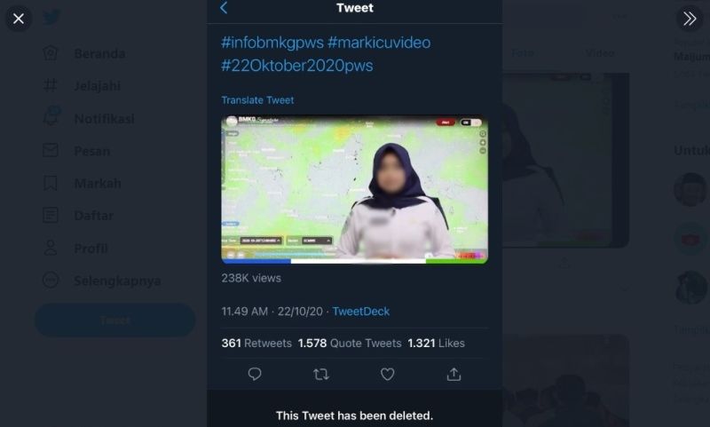 Pelecehan Seksual Timpa Presenter Info Cuaca BMKG, Publik ...