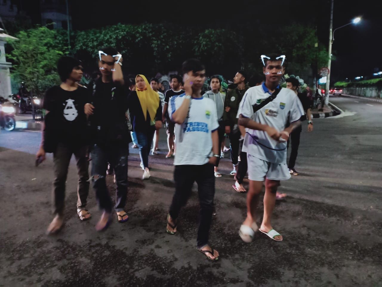 BOBOTOH Persib Bandung di Yogyakrta, Sabtu 7 Desember 2019.*