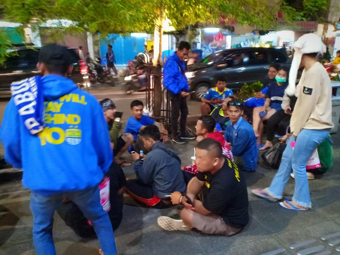 BOBOTOH Persib Bandung di Yogyakrta, Sabtu 7 Desember 2019.*