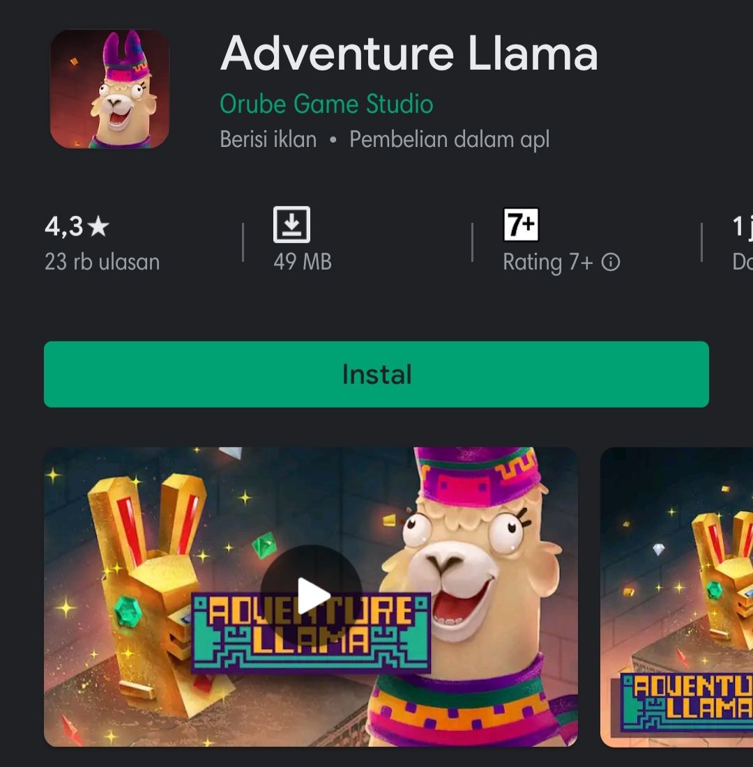 GAME Adventure Llama.*