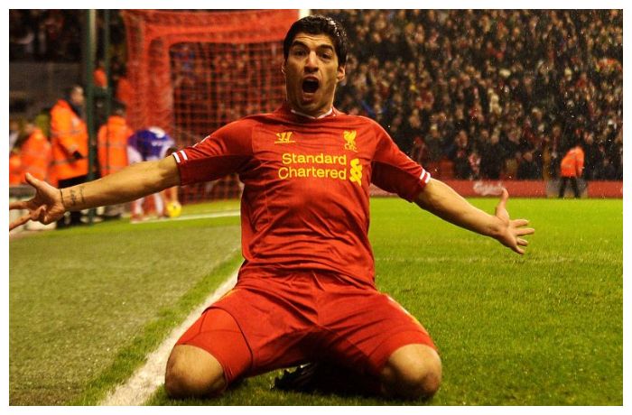 Luis Suarez saat masih bermain di Liverpool
