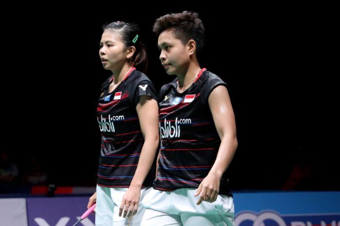 Ganda putri Greysia Poli dan Apriyani Rahayu mewakili  Tim Bulutangkis Indonesia pada Final Yonex Thailand Open 2021, Minggu 17 Januari 2021.