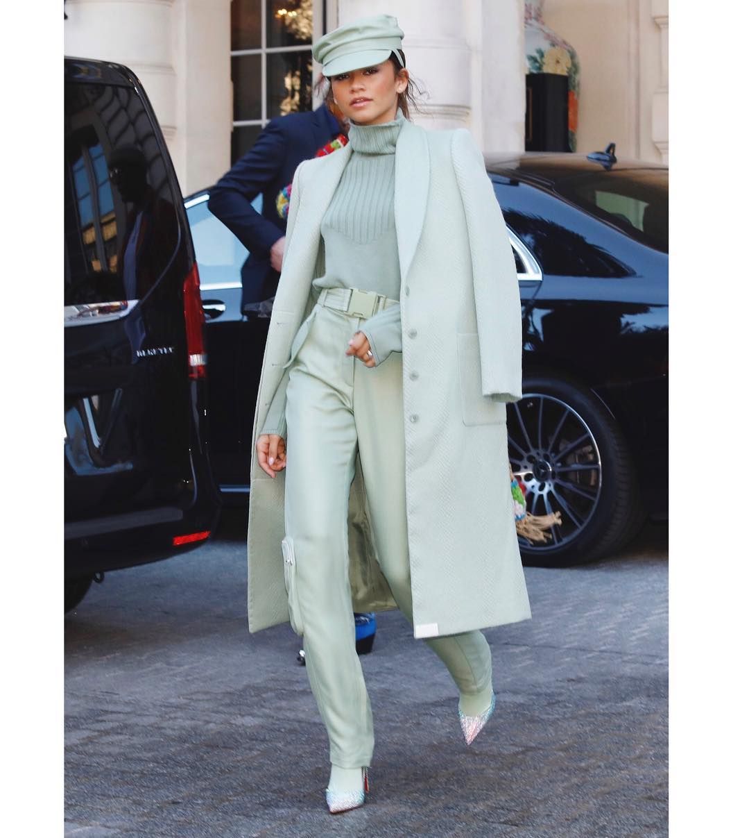 zendaya trench coat