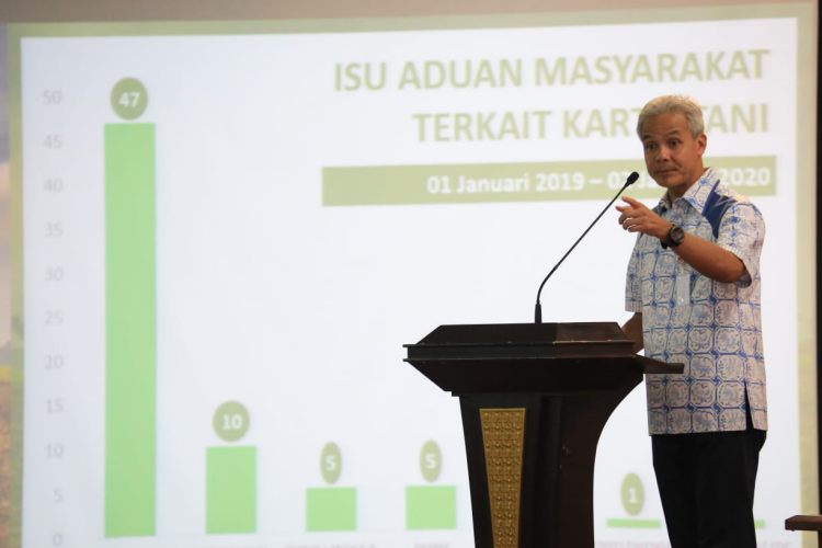 Jawa Tengah Kembangkan Big Data Pertanian Ganjar Pranowo Petani Ketahuan Tanam Apa Kapan Dimana Dan Berapa Luas Lahannya Pikiran Rakyat Com