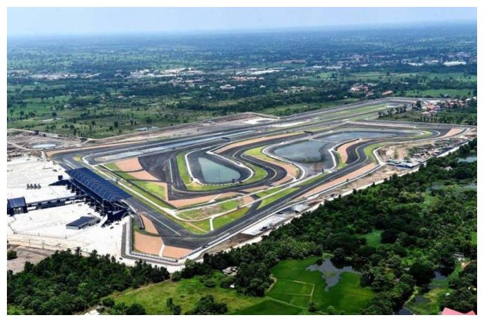 ILUSTRASI Sirkuit Buriram Chang Internasional Sirkuit Thailand 