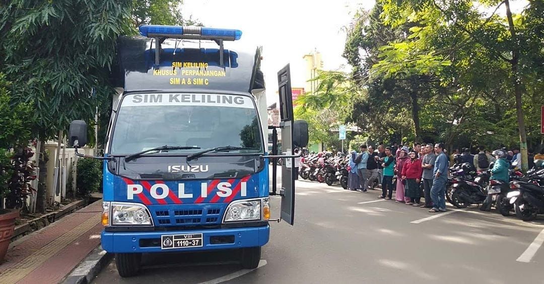 SIM Keliling Mobil Hari Ini Beroperasi di Lembang