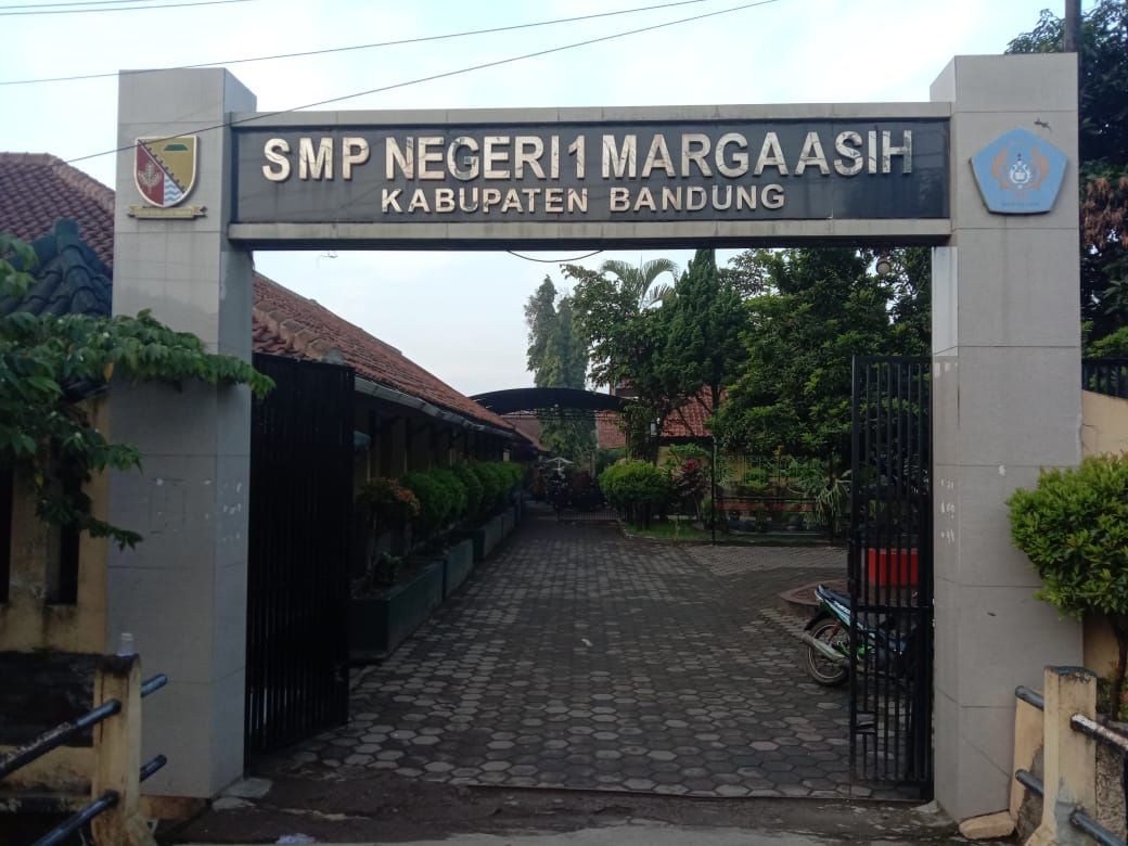 Kondisi SMPN 1 Margaasih, Senin (16/3/2020)