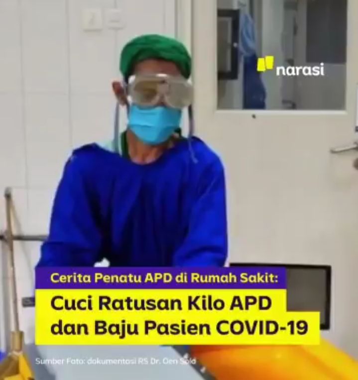 Kisah Sudarti Pencuci Baju Apd Hingga Baju Pasien Virus Corona Di