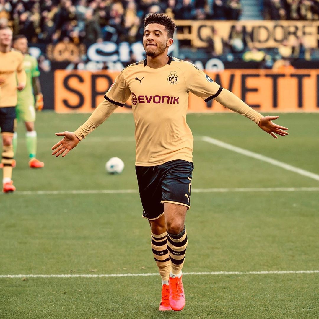 PEMAIN sayap Borussia Dortmund, Jadon Sancho