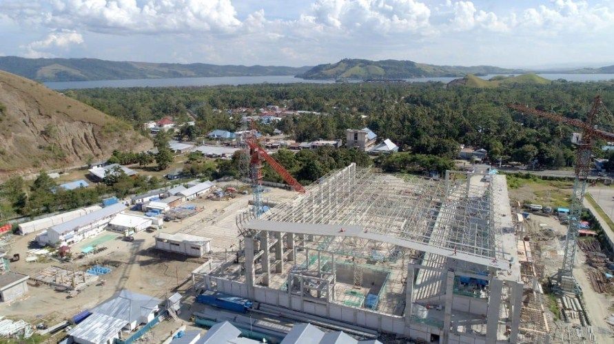 Proyek PT Waskita Karya (Persero) Tbk, Arena Aquatic Papua untuk persiapan Pekan Olahraga Nasional (PON) 2020