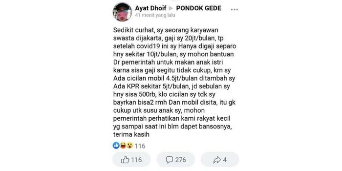 49++ Gaji seorang pegawai swasta rp 1 juta 500 per bulan ideas