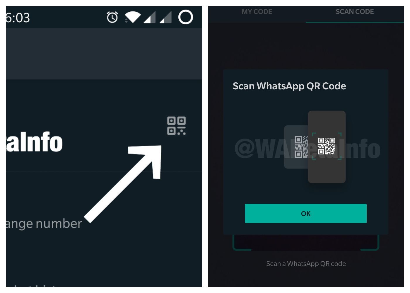 FITUR kode QR WhatsApp kini tersedia pada versi beta untuk pengguna Android.*