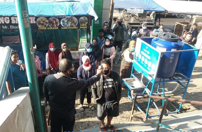  Pasar Andir Bandung  Siapkan Ruang Isolasi dan Berlakukan 