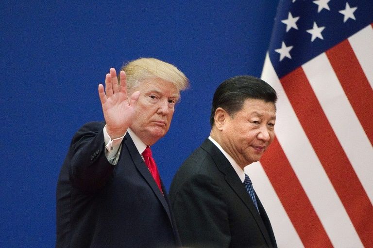 PRESIDEN Amerika Serikat (AS) Donald Trump (kiri) dan Presiden Tiongkok Xi Jinping (kanan).*
