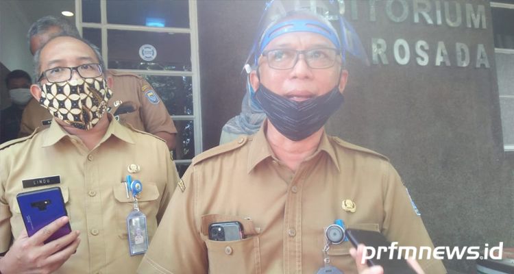 Kepala BPPD Kota Bandung Arief Prasetya saat ditemui di Balai Kota Bandung, Selasa (23/6/2020).**